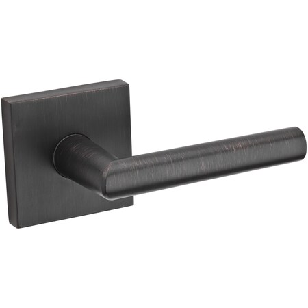 Kwikset Milan Square Passage Door Lock W/ 6AL Latch and RCS Strike Venetian Bronze Finish 154MILSQT-11P